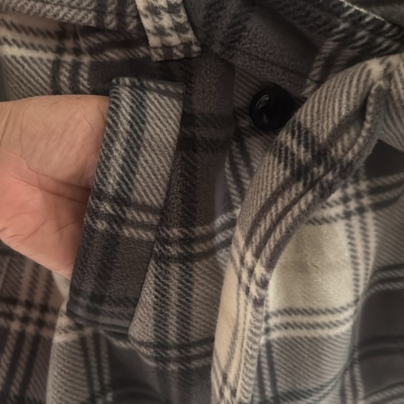 LADY HATHAWAY WOMENS DOUBLE BREASTED FLEECE BELTED JACKET SIZE L LNC - Picture 7 of 9